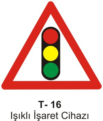 Işıklı İşaret Cihazı 60 cm reflektifli sac 1,5 mm