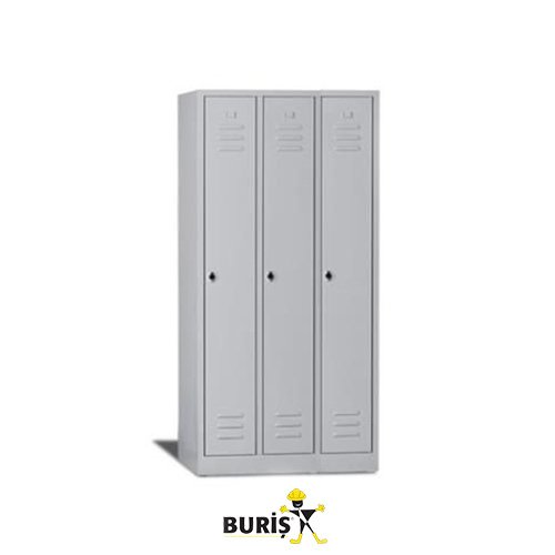 Şantiye Tipi 3 Kapılı Soyunma Dolabı