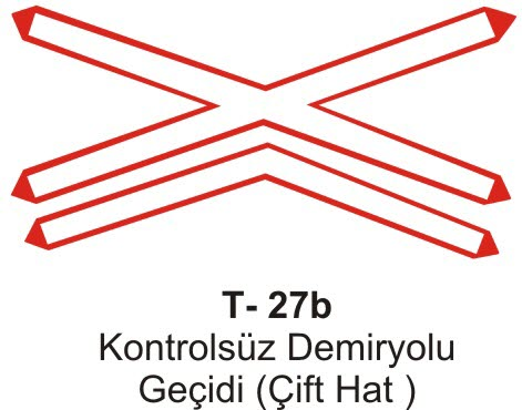 Kontrolsüz Demiryolu Geçidi (Çift Hat)
