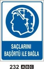 Saçlarını Başörtüsü İle Bağla