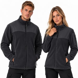 Buriş Kışlık SoftShell Robalı Füme Polar Mont 330 gr.