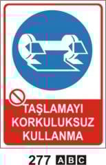 Taşlamayı Korkuluksuz Kullanma