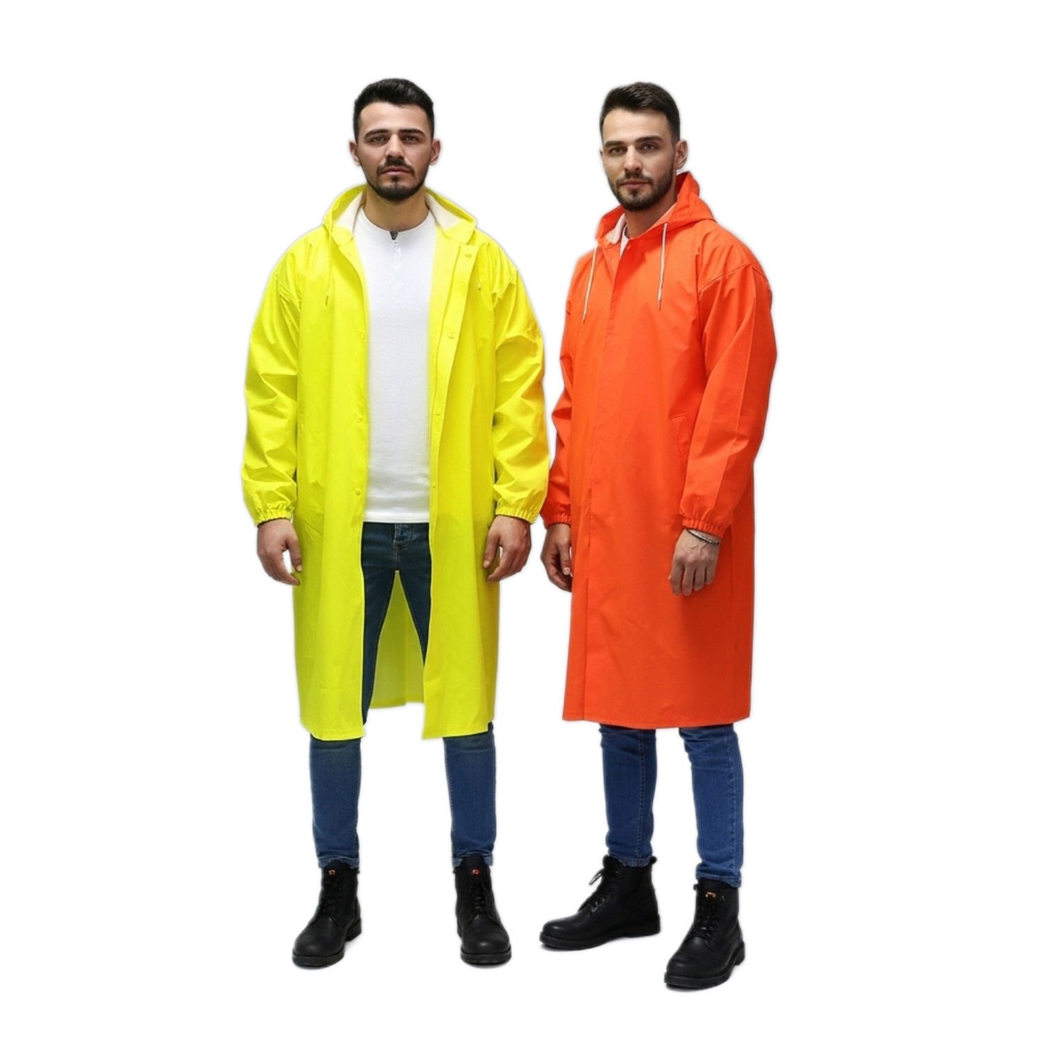 Balıkçı Neon Renk Pardesü Yağmurluk