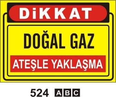 Doğalgaz Ateşle Yaklaşma