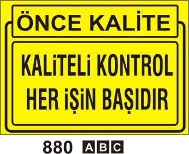 Kaliteli Kontrol Her İşin Başıdır