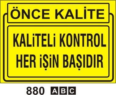 Kaliteli Kontrol Her İşin Başıdır
