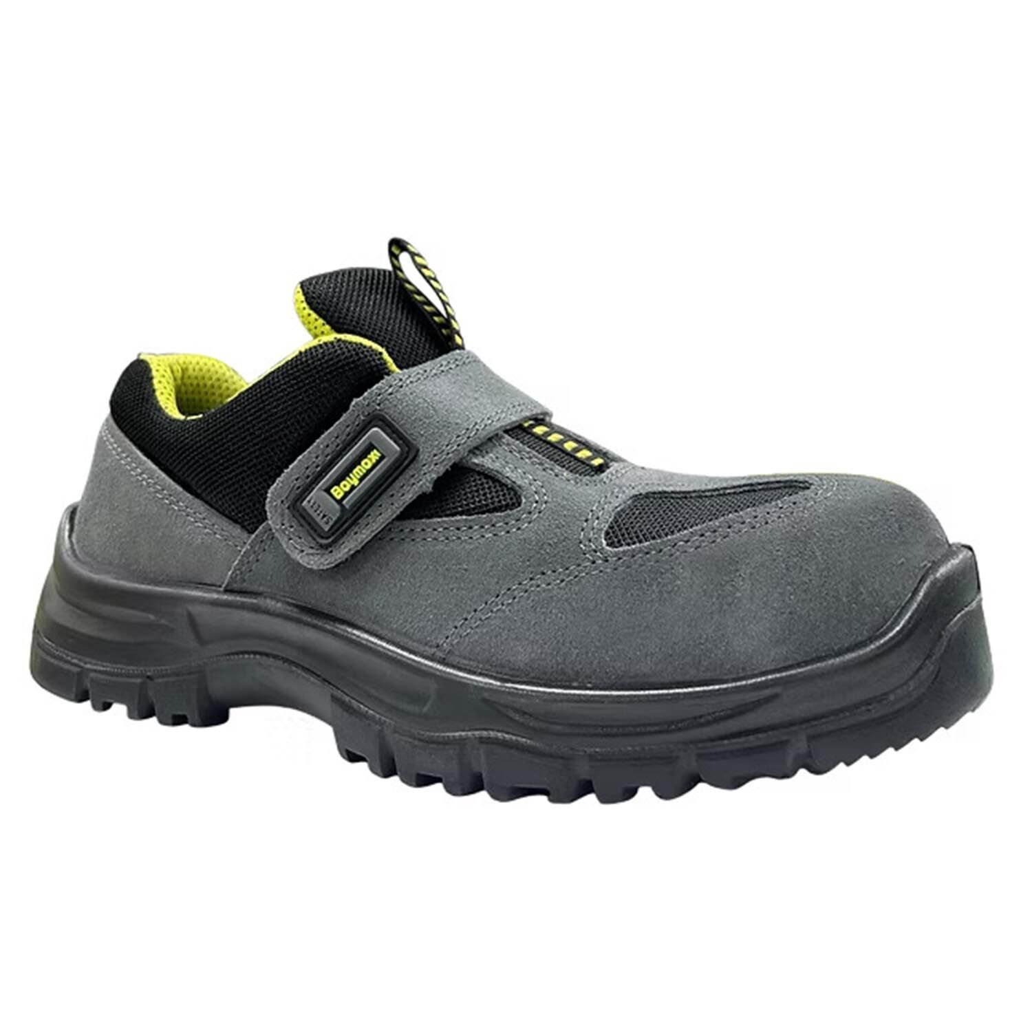 Baymax Silver S-01 Süet Cırtlı S1 İş Ayakkabısı