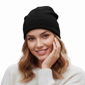 Unisex Siyah Polar Bere