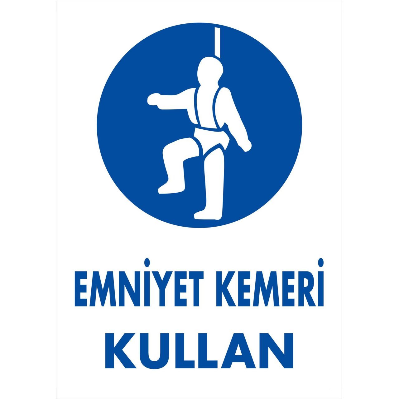 Emniyet Kemeri Kullan Levhası