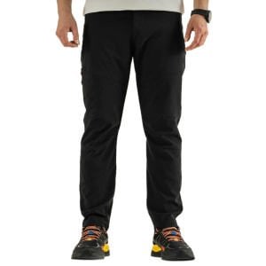 Softshell Pantolon Rüzgar Su Geçirmez İş Pantolonu Siyah