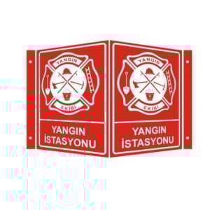 Yangın İstasyonu Panoramik Levha (35x56cm)