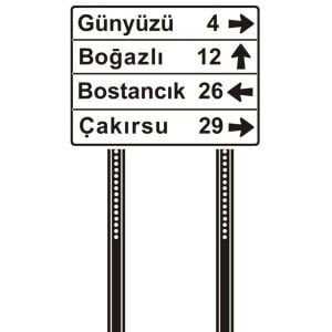 Köy Yön Levhaları (Stok Sorunuz)
