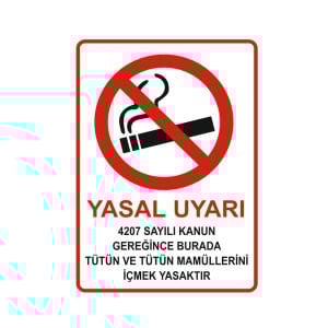 Yasal Uyarı Tütün ve Tütün Mamülleri İçmek Yasaktır