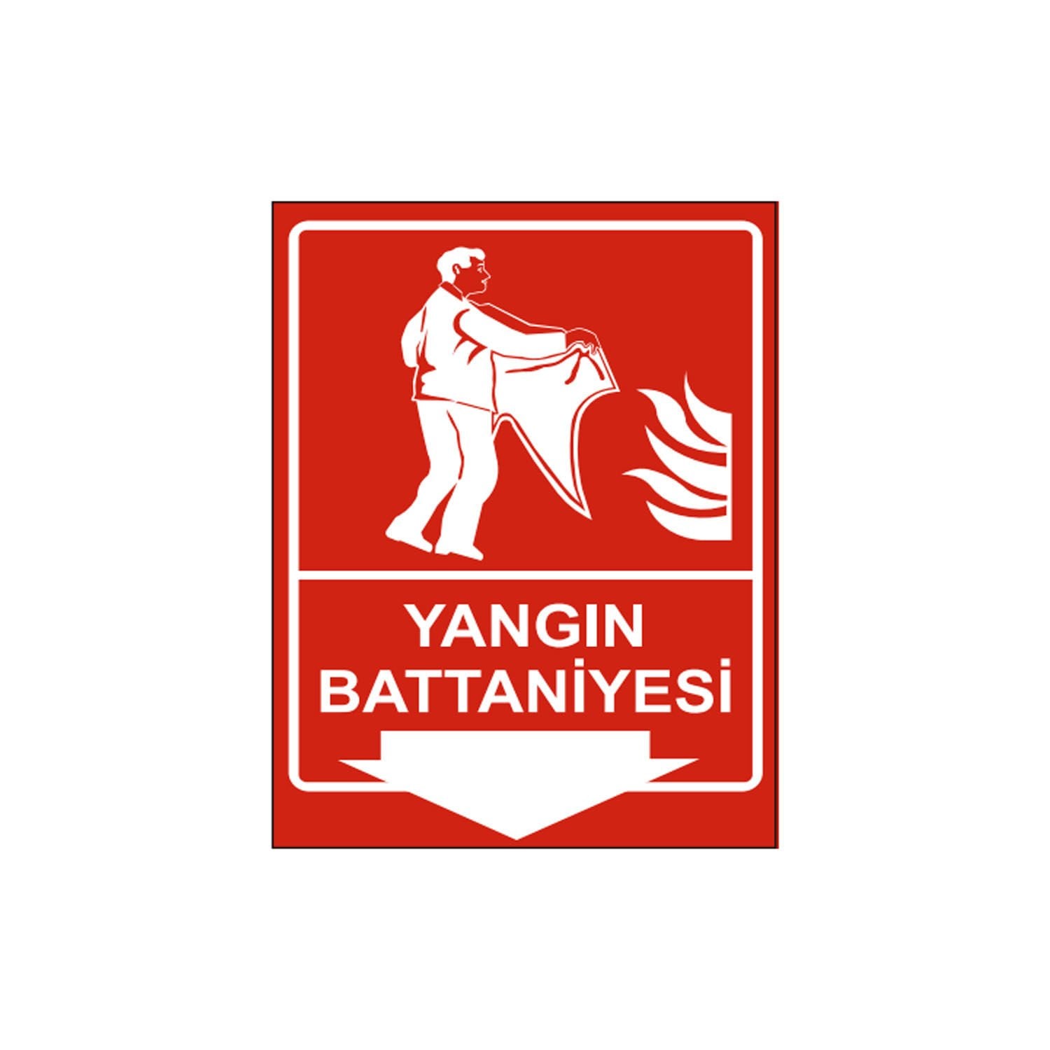 Yangın Battaniyesi Levhası