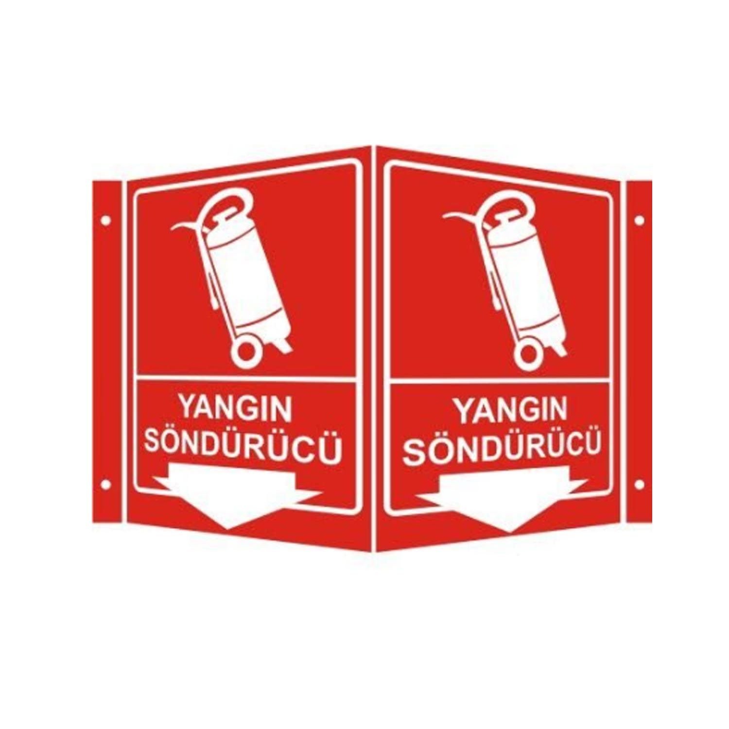 Yangın Söndürücü Panoramik Levha (35x56cm)