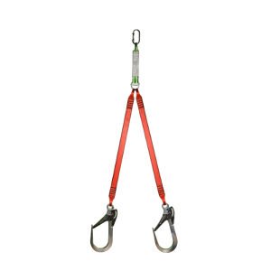 Eksed EKS-240-3 Şok Emicili Çift Bacaklı Kolonlu Halat 54 MM - 1.20 mt. (Kaynakçı)