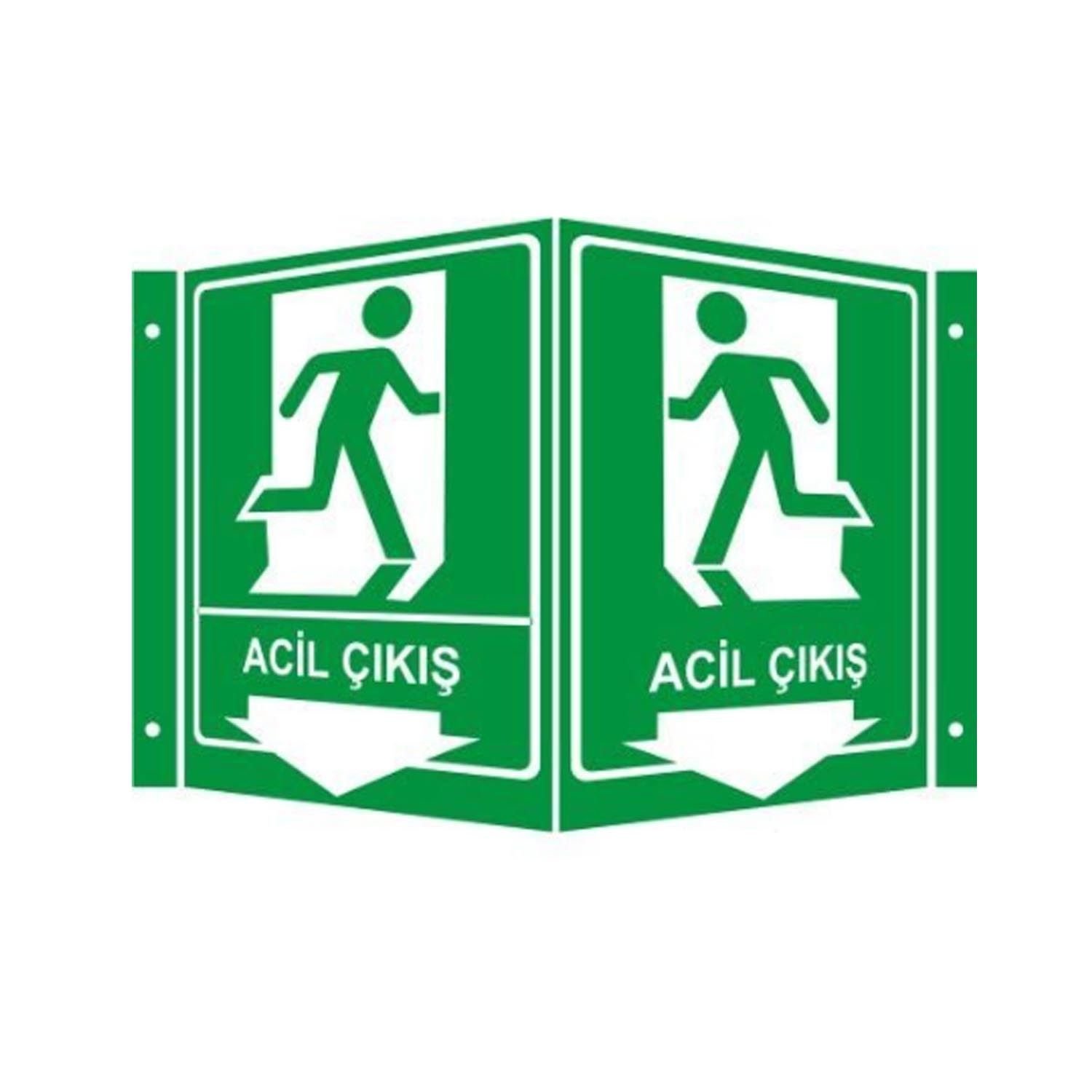 Acil Çıkış Panoramik Levha (35x56cm)