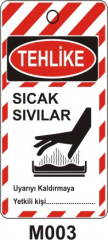 Sıcak Sıvılar (Asılabilir Etiket)