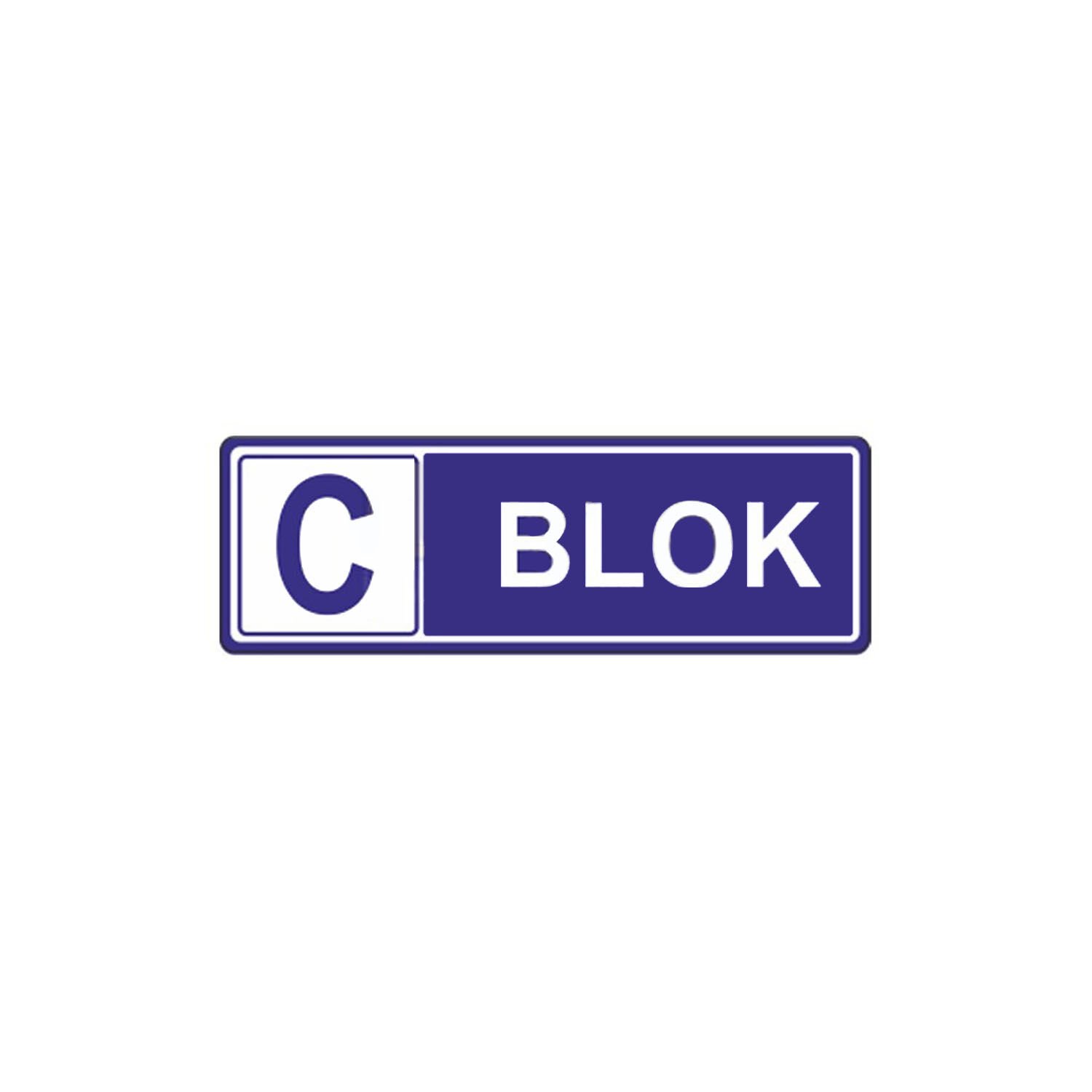 C Blok Levhası | Apartman Blok Levhası