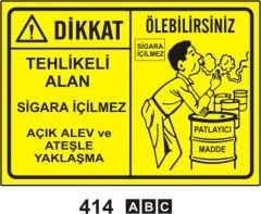 Tehlikeli Alan Sigara İçilmez
