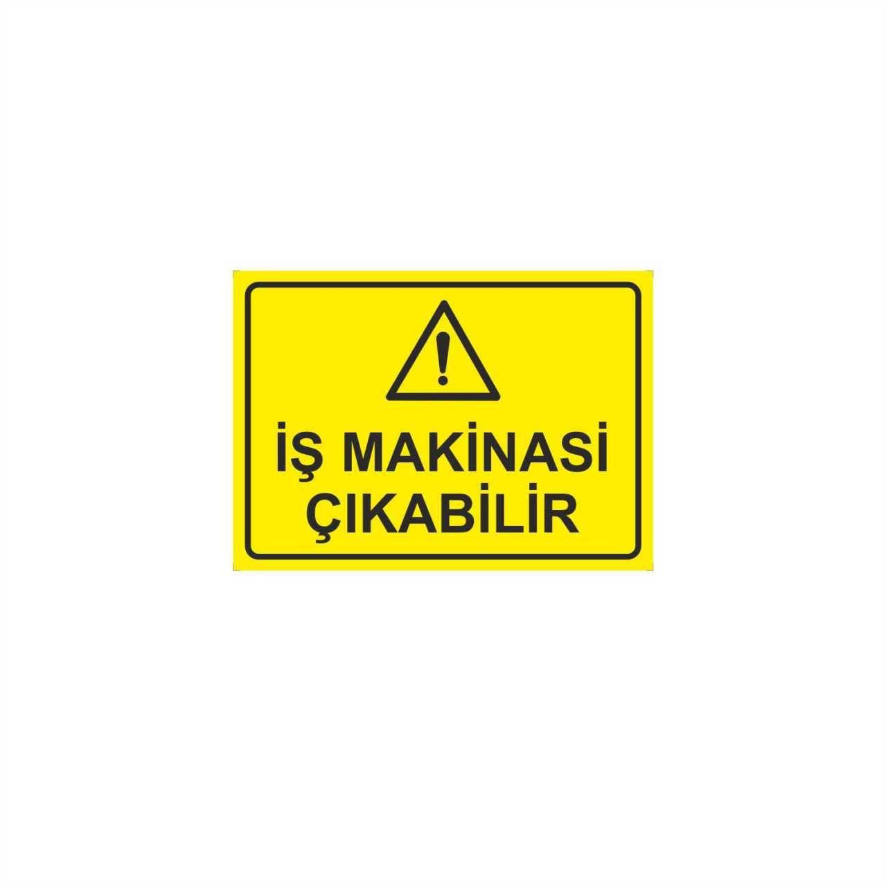 İş Makinası Çıkabilir Levhası