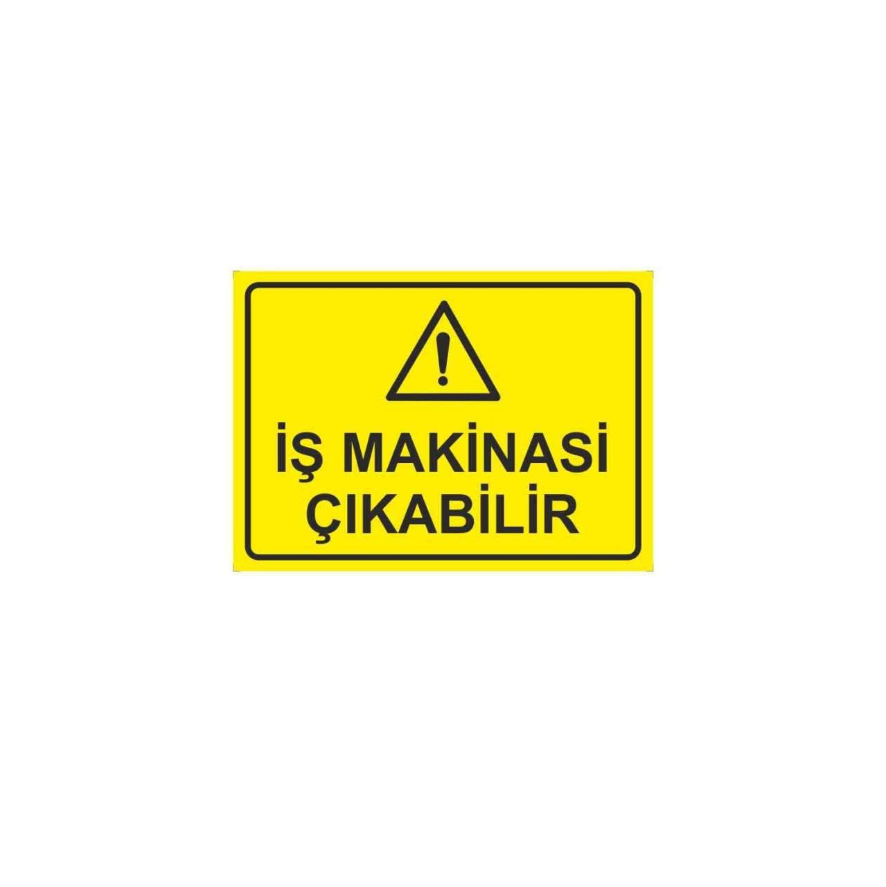 İş Makinası Çıkabilir Levhası