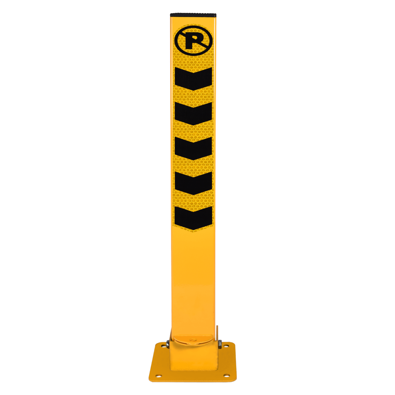 Kilitli Yatar Park Demiri 8×8 cm | Yatırılabilir Bariyer | Kilitli Yatırılabilir Park Direği