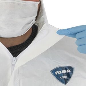 Faba T-530 Koruyucu Tulum | Tek Kullanımlık Tulum | Lamineli Tulum | Tip 5/6 Tulum