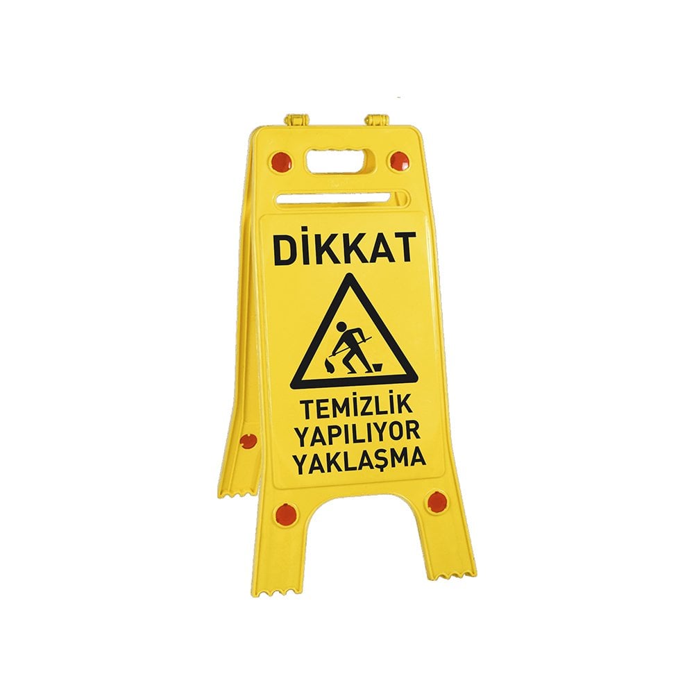 Dikkat Temizlik Yapılıyor Yaklaşma Tabelası