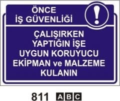 Çalışırken Yaptığın İşe Göre Koruyucu Ekipman Ve Malzeme Kullan