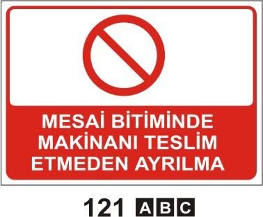 Mesai Bitiminde Makinanı Teslim Etmeden Ayrılma