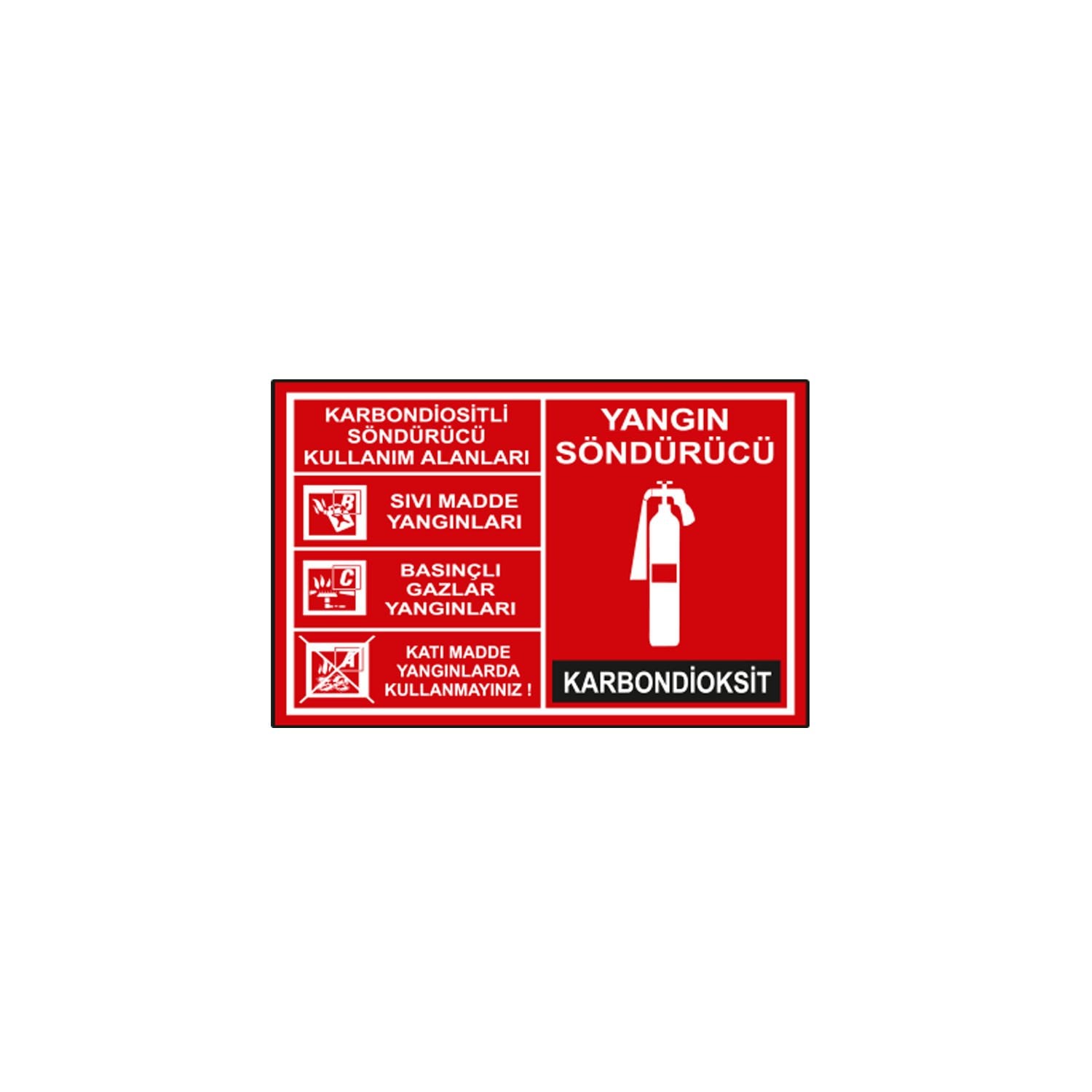 Yangın Söndürücü Karbondioksit