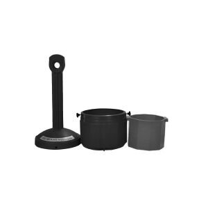 BBU Isıya Dayanıklı Söndürmatik Dış Mekan Küllüğü Siyah