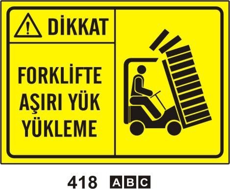 Forklifte Aşırı Yük Yükleme