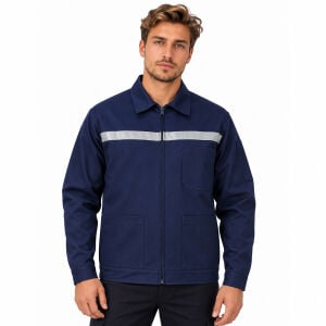 7/7 Gabardin Kapitoneli Lacivert Mont