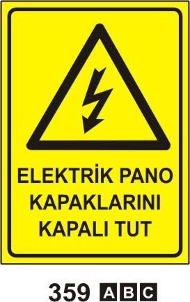 Elektrik Pano Kapaklarını Kapalı Tut