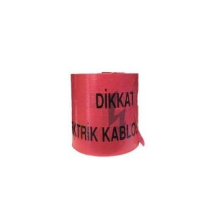 Dikkat Elektrik Kablosu Hattı İkaz Şeridi 250 Mt. | Elektrik Hattı İkaz Şeridi