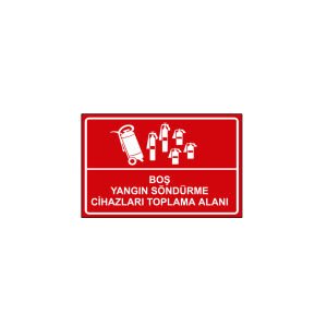 Boş Yangın Söndürme Cihazları Toplama Alanı