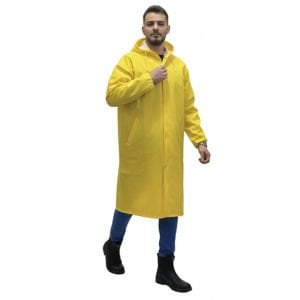 Balıkçı Pardesü Yağmurluk Sarı Renk XXL