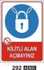 Kilitli Alan Açmayınız