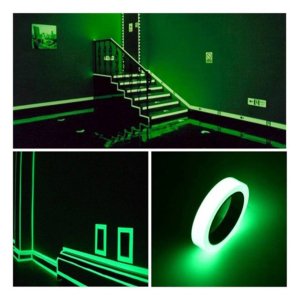 50 mm x 50 m Fotolüminesans Fosforlu Bant | Acil Çıkış ve Güvenlik Bandı