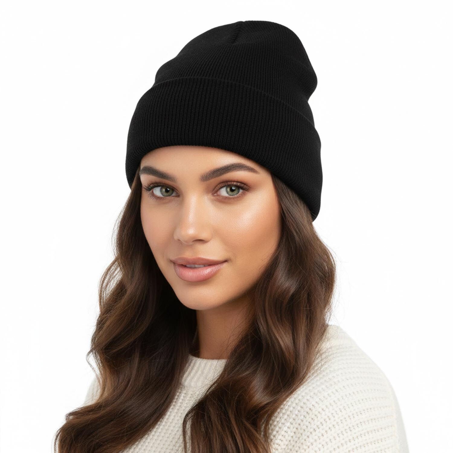 Siyah Triko Bere | Unisex Kışlık Yün Bere