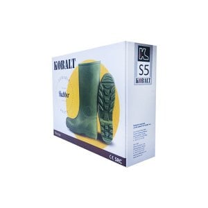 Kobalt S5 Kompozit Burunlu Kauçuk Yeşil Çizme