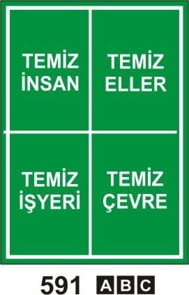 Temiz İnsan Temiz Eller Levhası