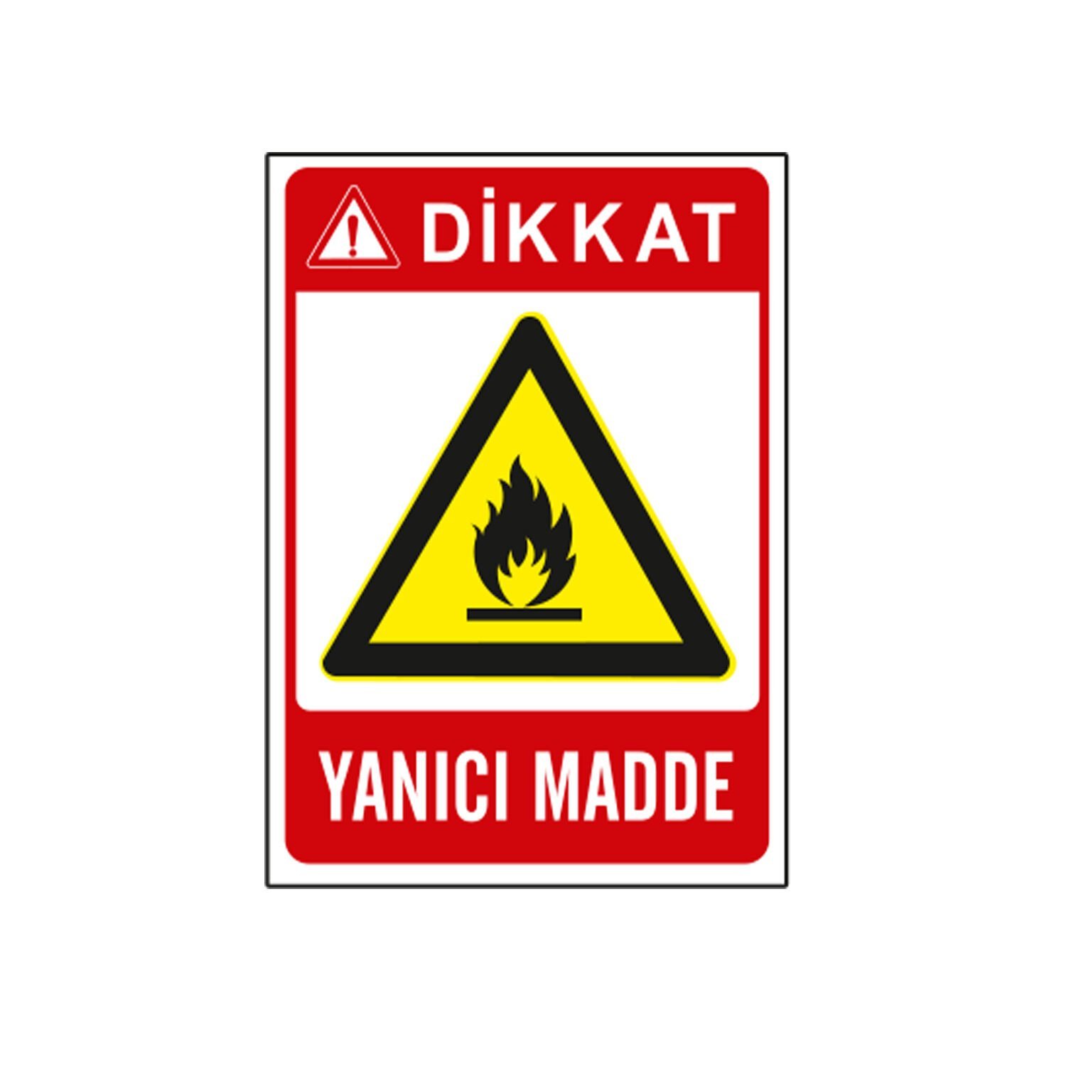 Yanıcı Madde Levhası
