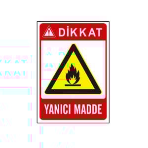 Yanıcı Madde Levhası