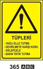 Tüpleri Yağlı Elle Tutma Devilmeye Karşı Koru ...