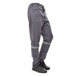 16/12 Gabardin Yazlık İş Pantolonu Gri Renk | İş Pantolonu | Reflektörlü Pantolon