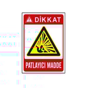 Patlayıcı Madde Levhası