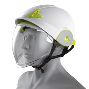 Delta Plus Onyx Vizörlü Elektrikçi Bareti | İş Güvenliği Vizörlü Kask